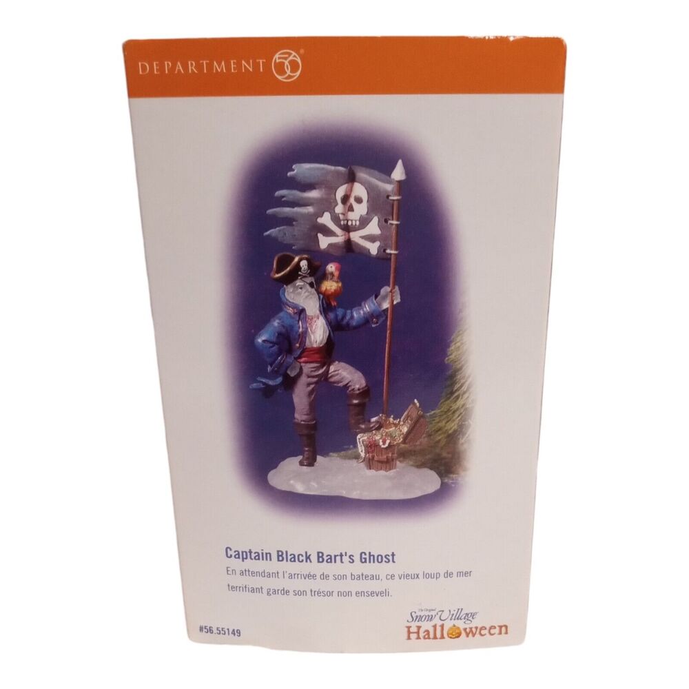 Department 56 Snow Village Halloween "Captain Black Bart's Ghost” # 56.55149